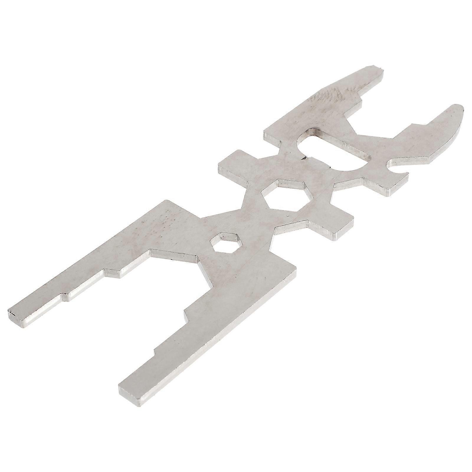 Faucet Wrench Made of A3 Carbon Steel ColdRolled Plate for Bathroom Use Portable and Lightweight Silver