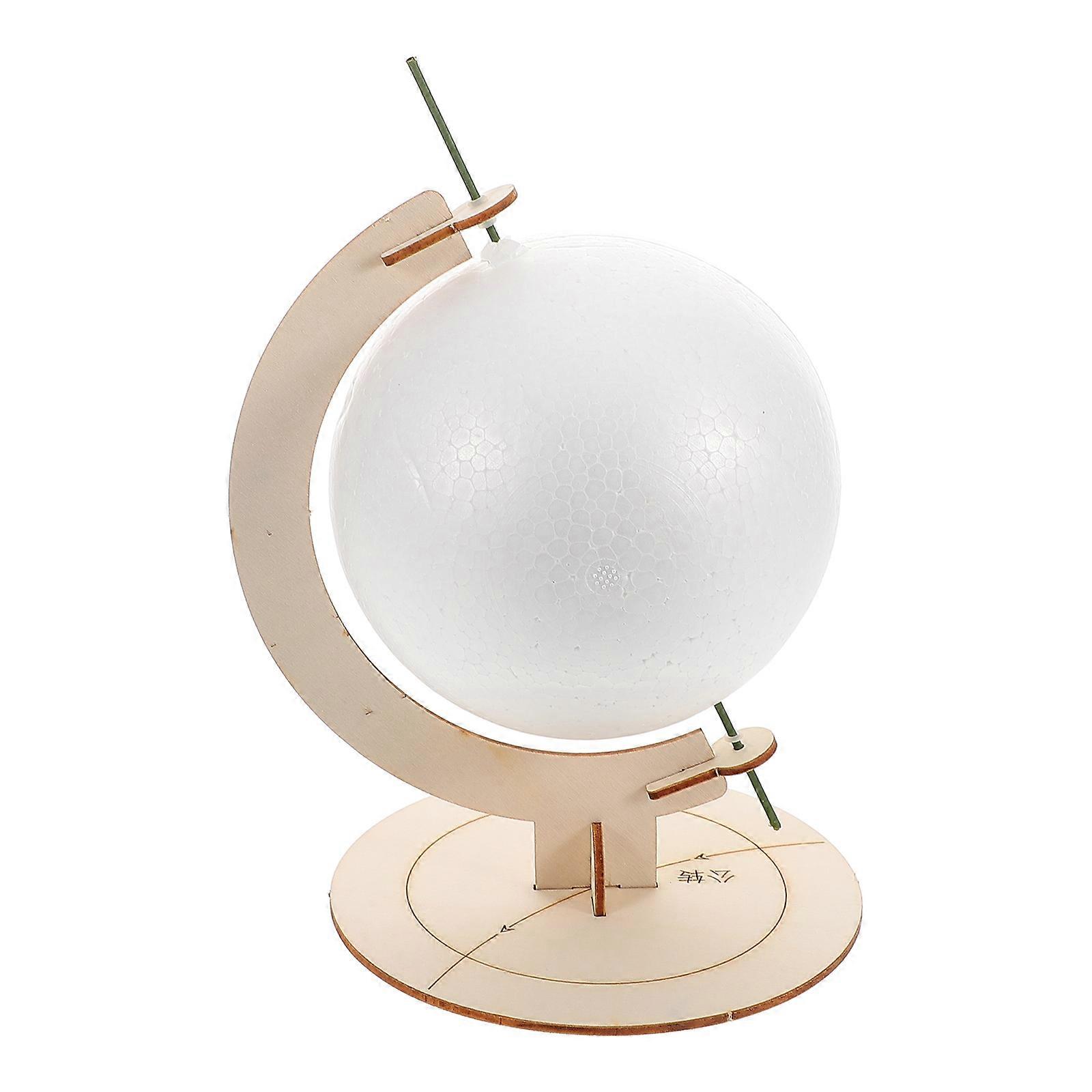 It sounds like you're looking for information about a **DIY Geography Globe** — specifically a **rotating Earth globe with a stand**, designed to be
