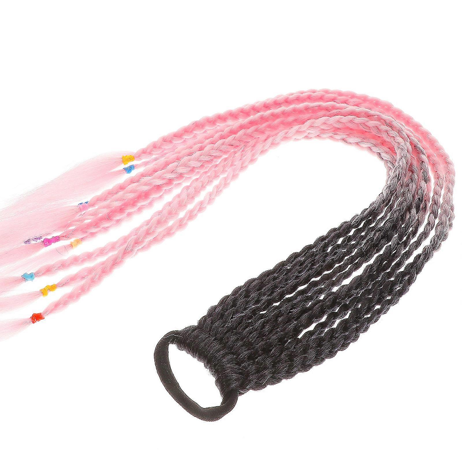 Soft Braided Synthetic Hairpieces for Lightweight Wrap Around Ponytail Extensions – No Shedding Hair Rope for Weddings, Cosplay & Daily Wear