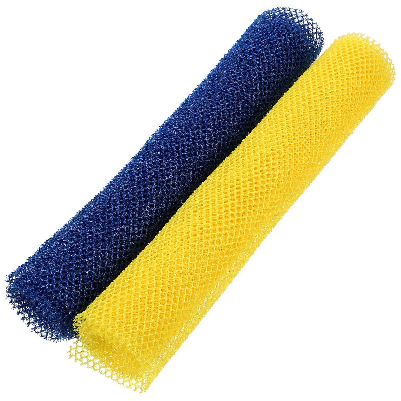 Body Exfoliating Net African Scrubbing Sponge For Bathing And Personal Care Assorted Color 2Pcs