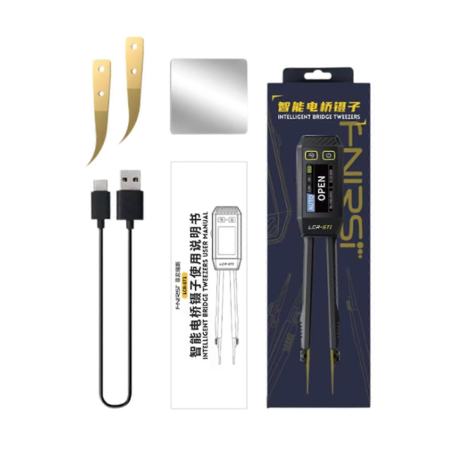 Digital Tweezer Tester for Capacitor Voltage Automatic Component Recognition