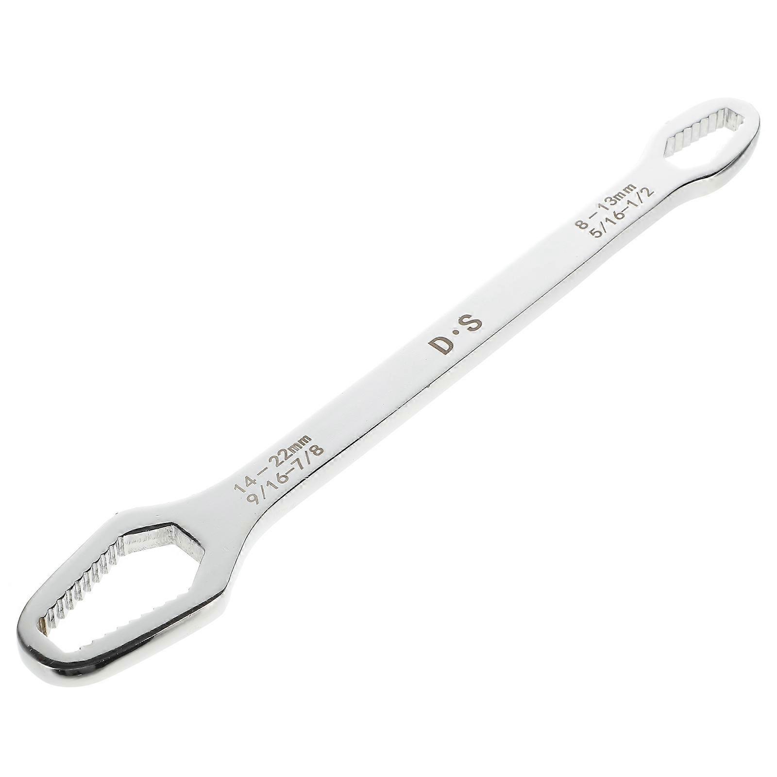 Self-Tightening Wrench Made of Chrome Vanadium Steel for Auto Repair and General Repairing Work 1Set