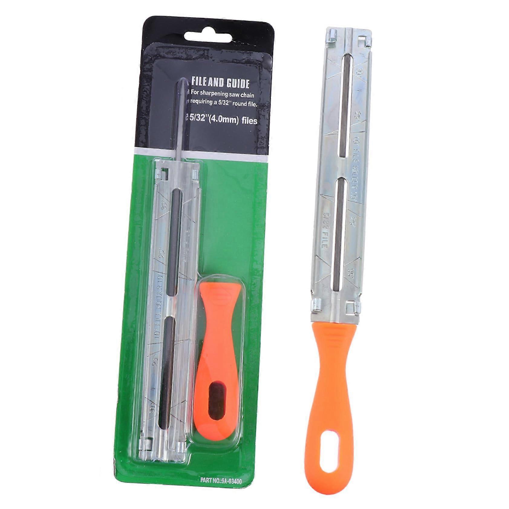 Chainsaw Sharpening Set Chainsaw File Kit Plastic Chainsaw File Sharpening Device