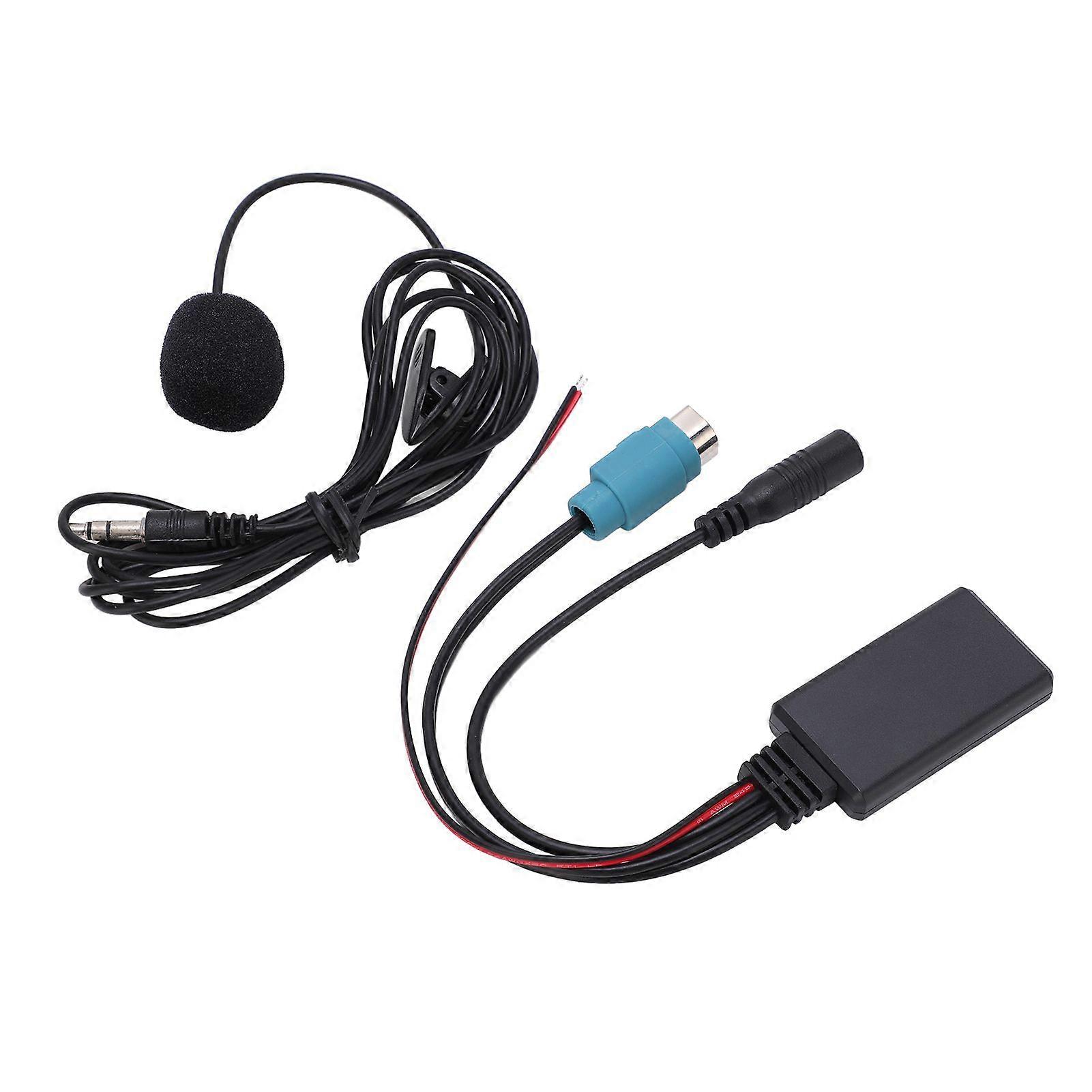 Bluetooth adapter with AUX IN for Alpine 2009-up stereo full speed
