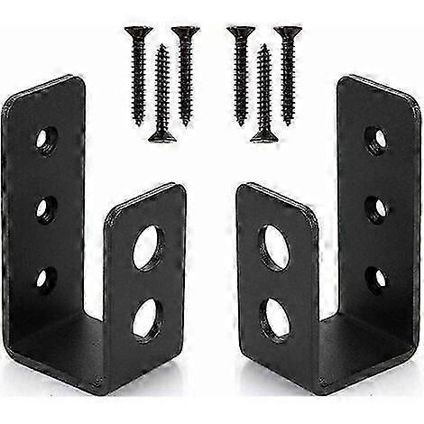 2025LatestModel2パックヘビーデューティースチールドアブラケット、2 x 4ドア、U字型安全バー用