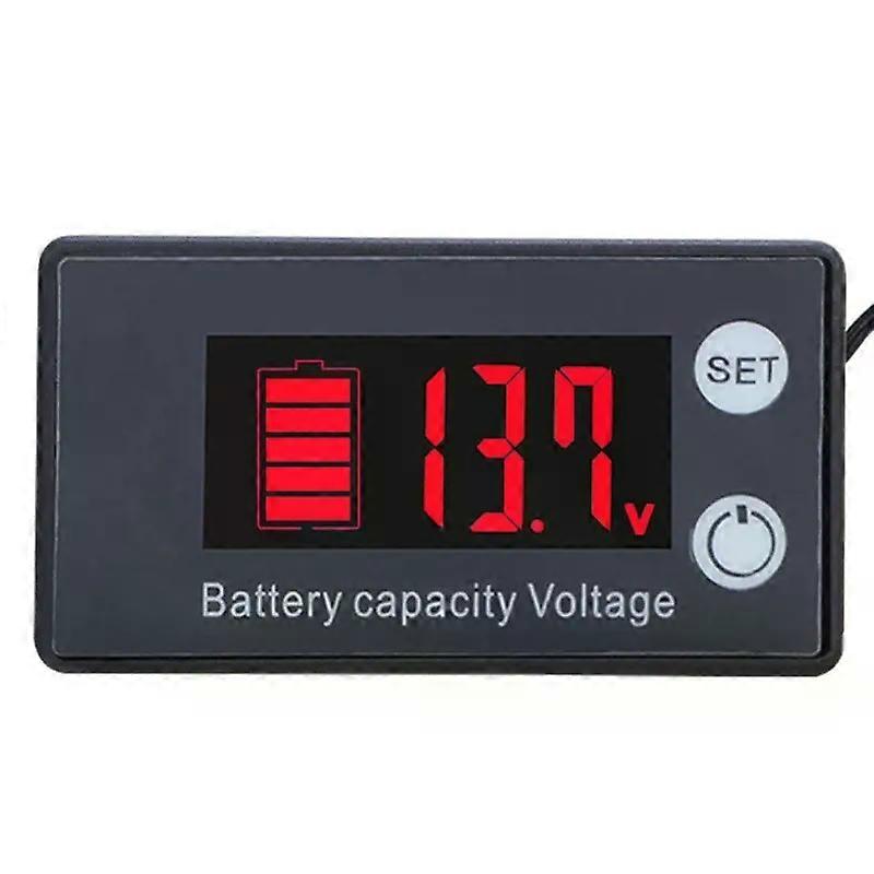 Battery Meter Voltage Capacity Monitor With LCD Screen For Lithium Battery And Lead-Acid M89B