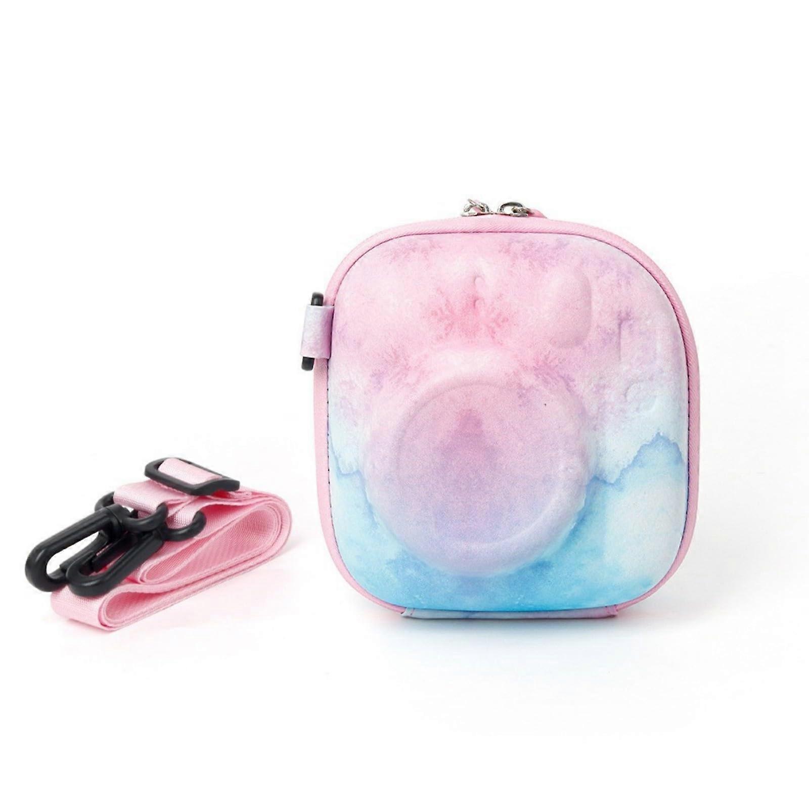 Protective Case for Mini 7+/8/9/12 Camera With Adjustable Straps and Ample Space