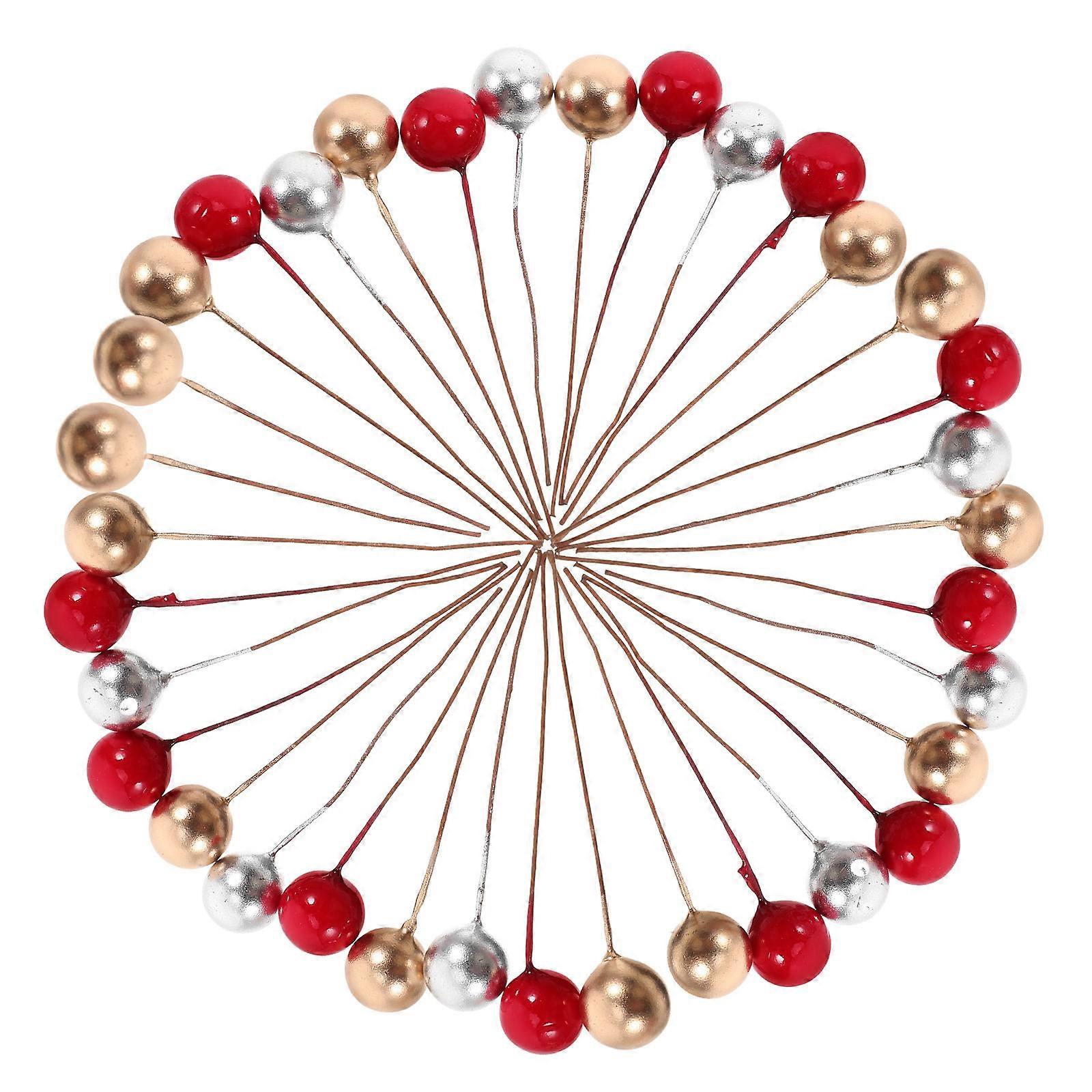 Christmas DIY Wreath Crafts Artificial Berry Branch Decoration with High Realism and Versatile