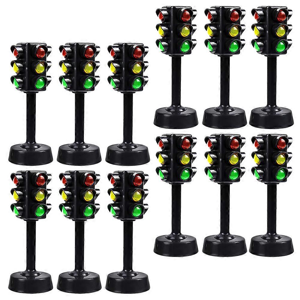12pcs Traffic Light Models for Educational Play, Early Learning, Imagination and Awareness