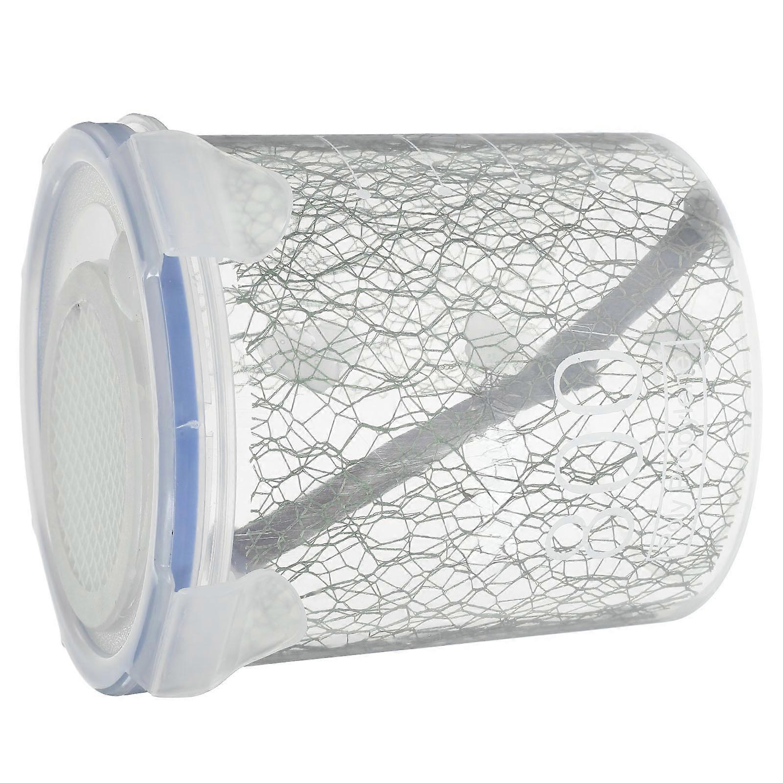 Transparent Pet Breeding Box for Mantis and Insects with Ventilation Holes and Adhesive Net 5.9 Inch