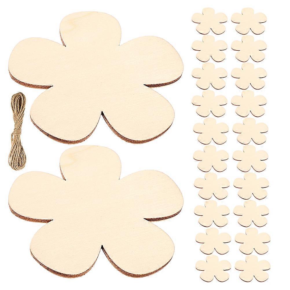 Wood Cutouts for Decor Beige Color DIY Craft Decorations Unfinished Wooden Slices Set of 1
