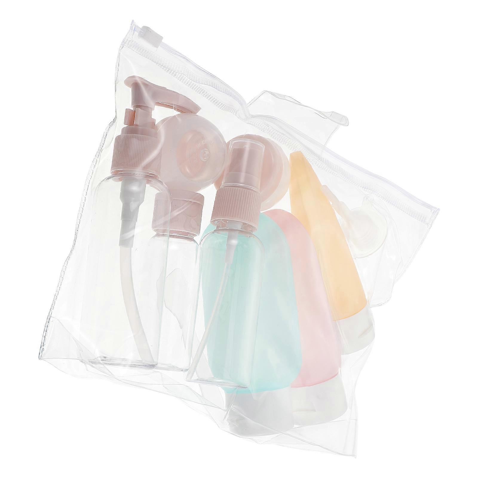 Cosmetic Dispensers with Leak Proof Design for Travel in Assorted Colors Made of PET 1 Set