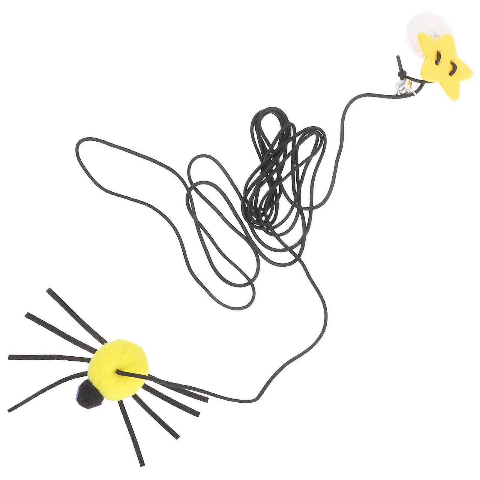 Interesting Cat Toy Interactive Play Design For Cats Featuring 7x6cm Spider Shape 1Set