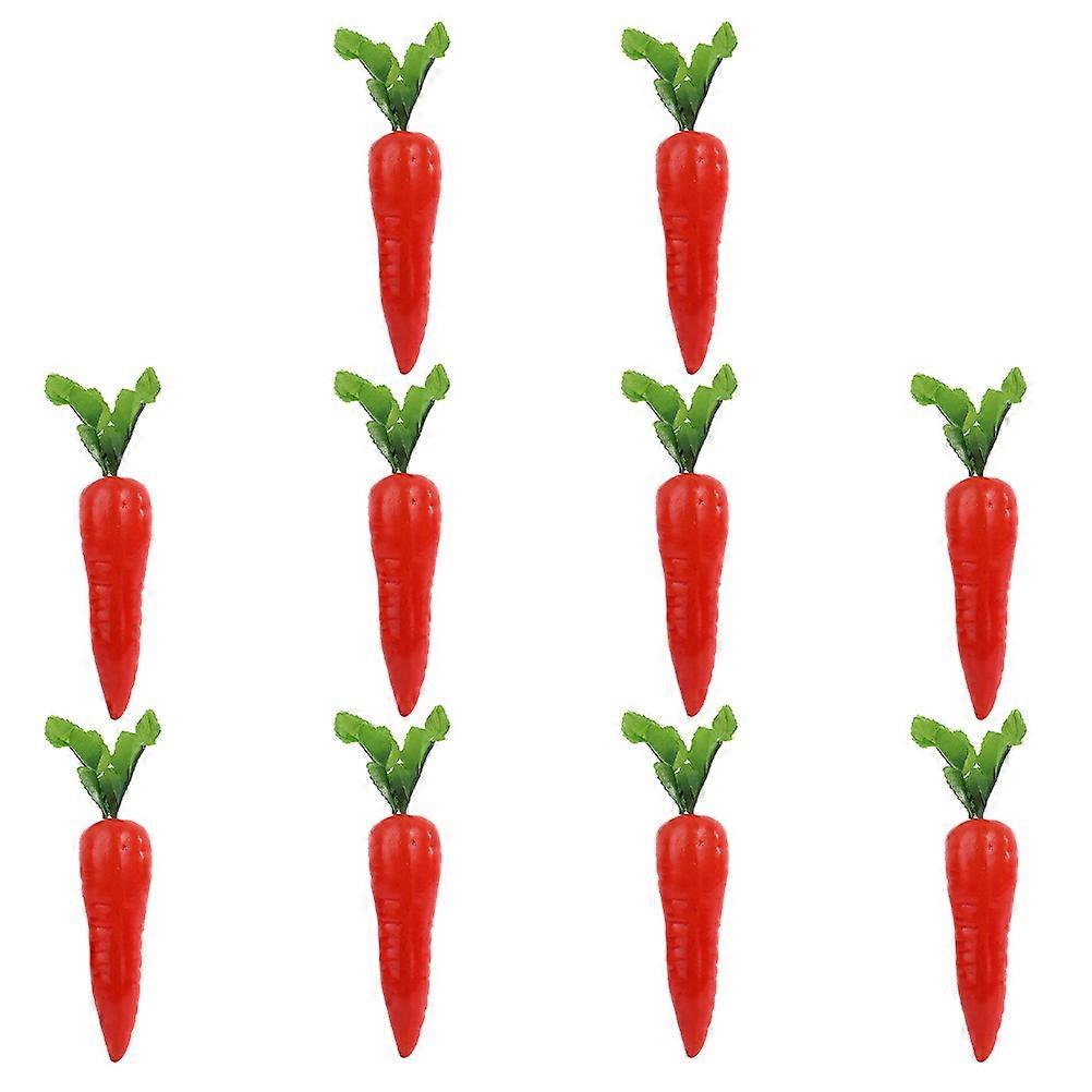 10PCS Artificial Easter Carrot Party Decor Craft Ornament