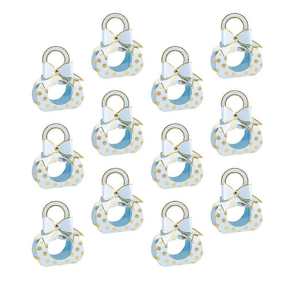 Wedding Souvenir Boxes 50Set Perfect For Banquets And Birthday Parties Constructed From Durable Blue Paper For Storage