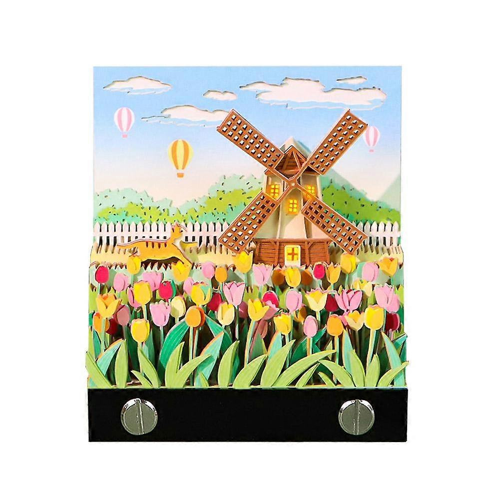 3D Calendar 2026,3D Memo Pad Time Piece Calendar 2026 Windmill Creative
