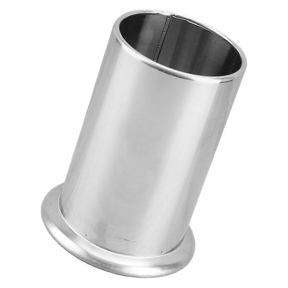 Stainless Steel Chopstick Holder with Large Capacity for Easy Storage Silver Round Design