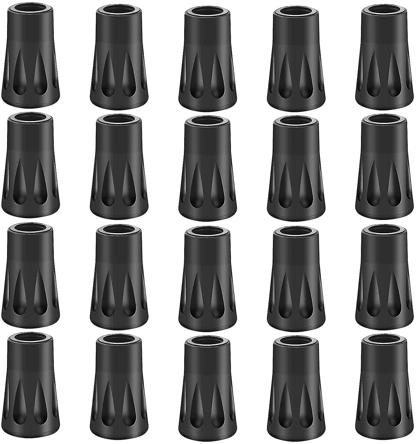 20pcs Rubber Buffer Set,hiking Poles,rubber Buffer,nordic Walking Pads