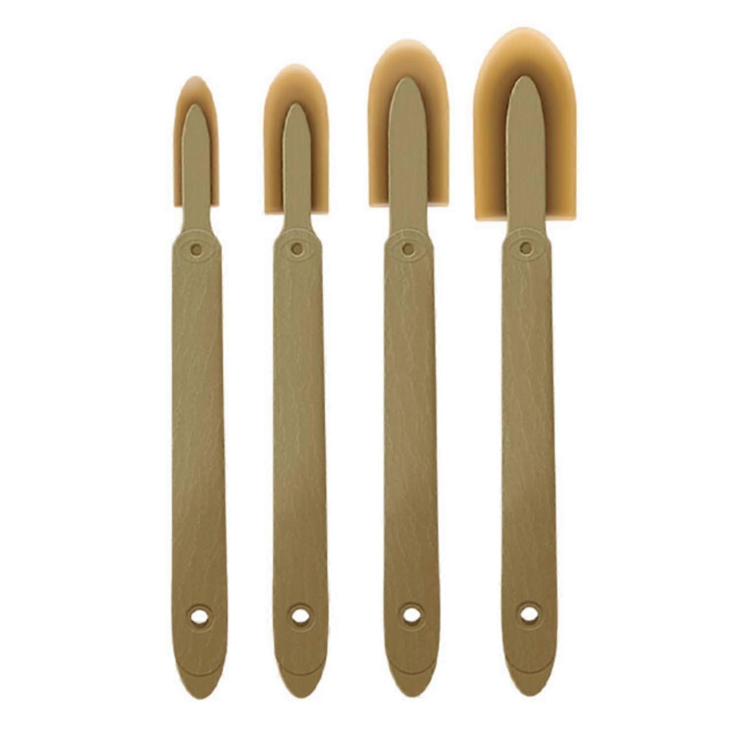 Grout Finishing Tool Rubber Spatula Spreader Smooth Joint Sealant Silicone Sealing Tool for Kitchen Bathroom Floor Sealant 4 Sizes