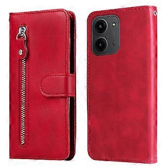 Compatible For Xiaomi Poco C85 4G / Xiaomi Redmi 15C 4G (171mm) PU Leather Cases with Zipper Pocket Wallet Phone Cover Stand