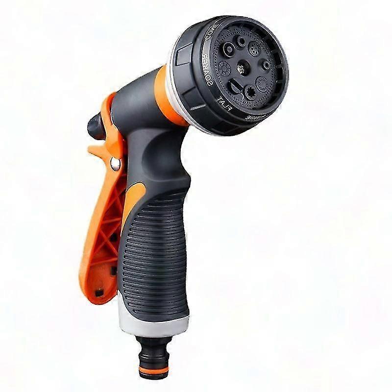 8-Function High Pressure Garden Hand Shower Sprayer with Adjustable Water Flow