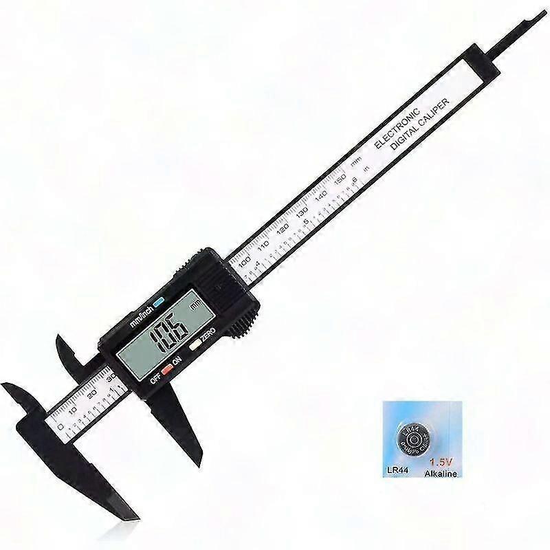 0-6 Inch Digital Caliper - 150mm Electronic Micrometer with Large LCD Display, Auto Shutoff, Inch/Metric Conversion