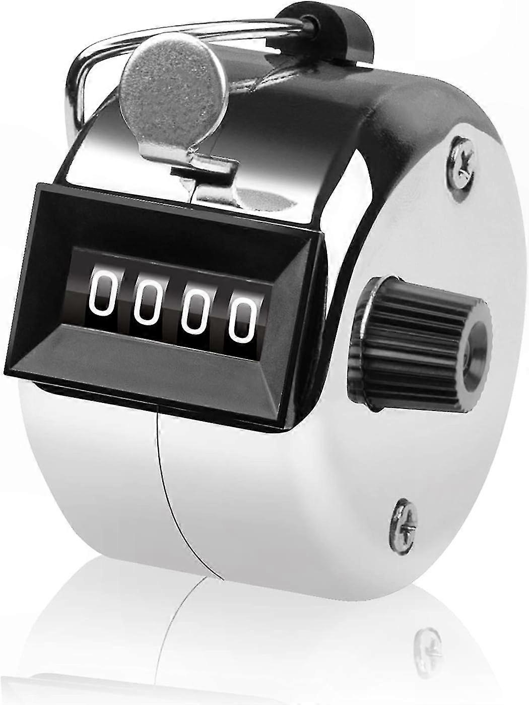 Manual 4-Digit Metal Click Counter for Counting and Marking in Golf