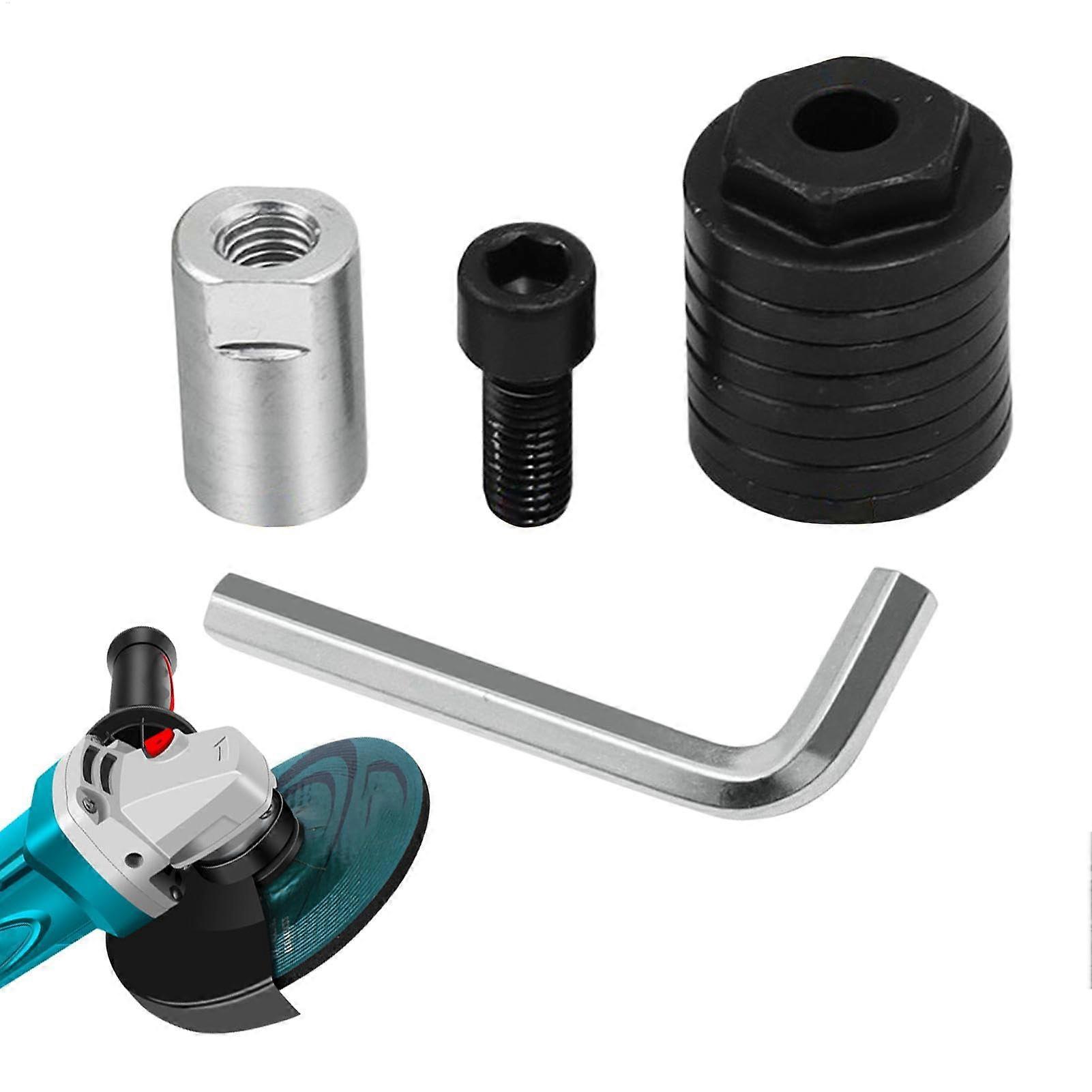 Angle Grinder Adapter Kit, Carbon Steel Conversion Head, Replacement Parts for Woodworking and Grinding