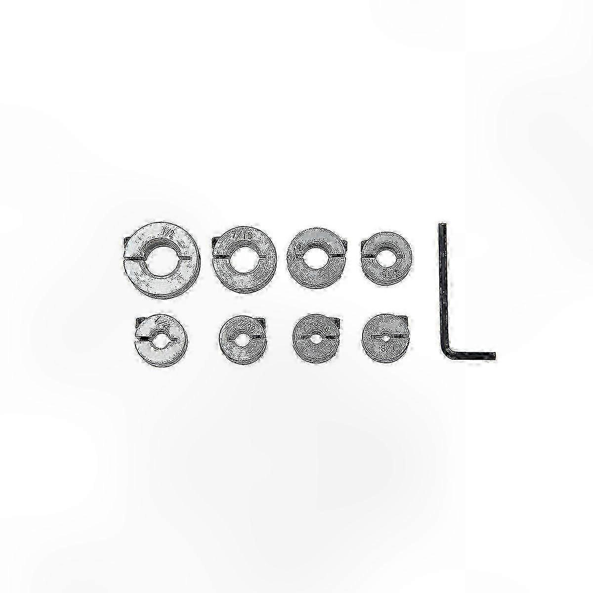 8 Pcs Open Type Optical Shaft Fixed Ring Limit Ring Positioning Tool Suitable for Various Applications