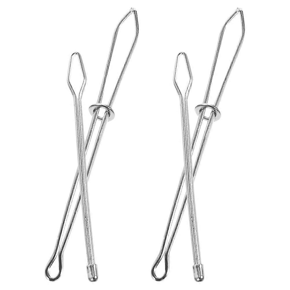 4pcs Metal Elastic Threader Tools for Sewing, Portable Drawstring Threading Accessories for Sportswear, Hoodies, Sweatpants, Jackets – Easy Rope