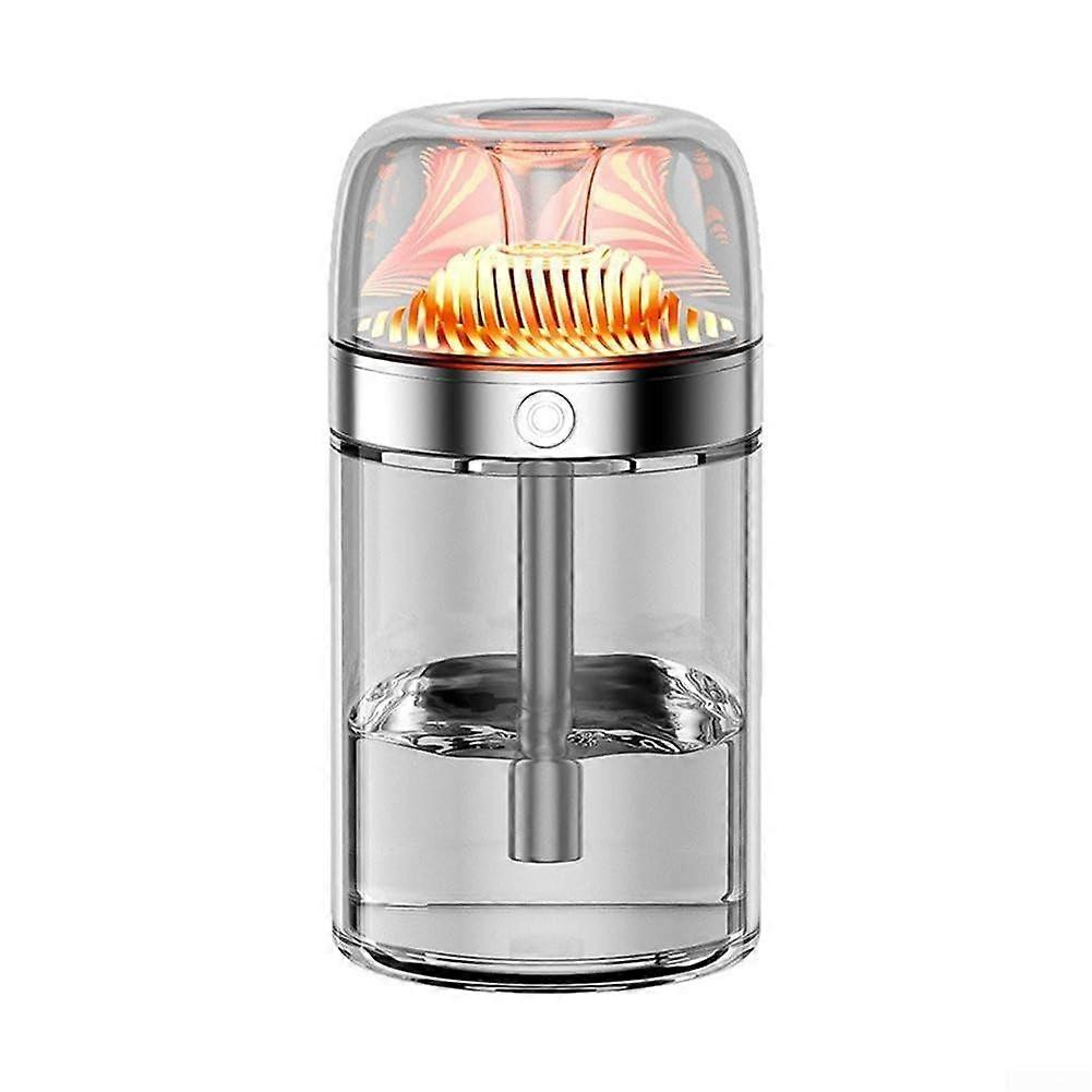Humidifier 300ML For Car, Office, And Room With Aroma Diffuser, Night Light, Quiet Operation, Ion Circulation, White