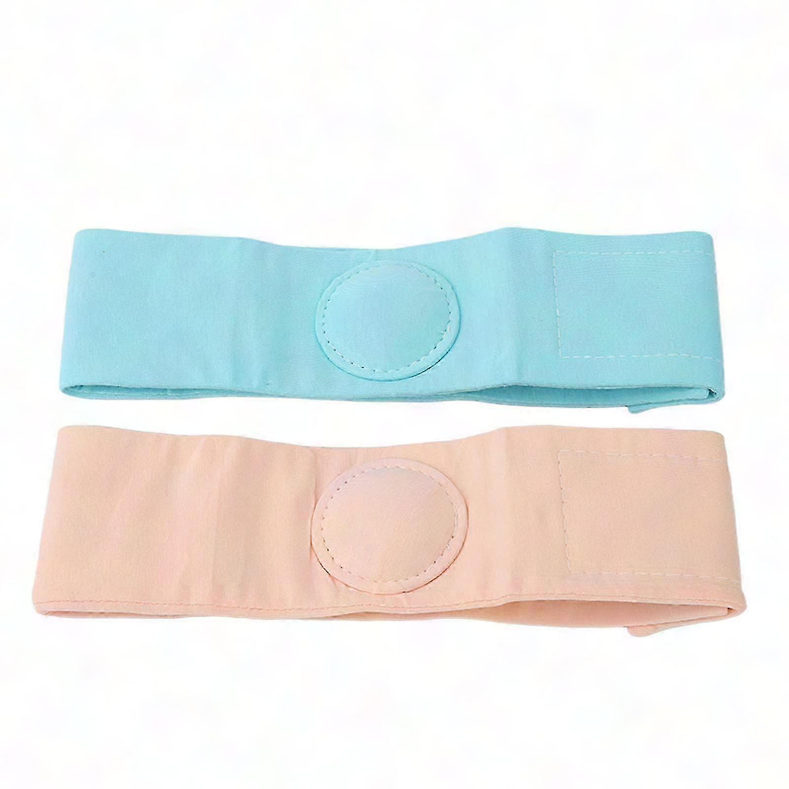 حزام الفتق السري للأطفال - لف دعم بطن الأطفال حديثي الولادة من القطن الناعم لعلاج فتق الرضع والراحة
