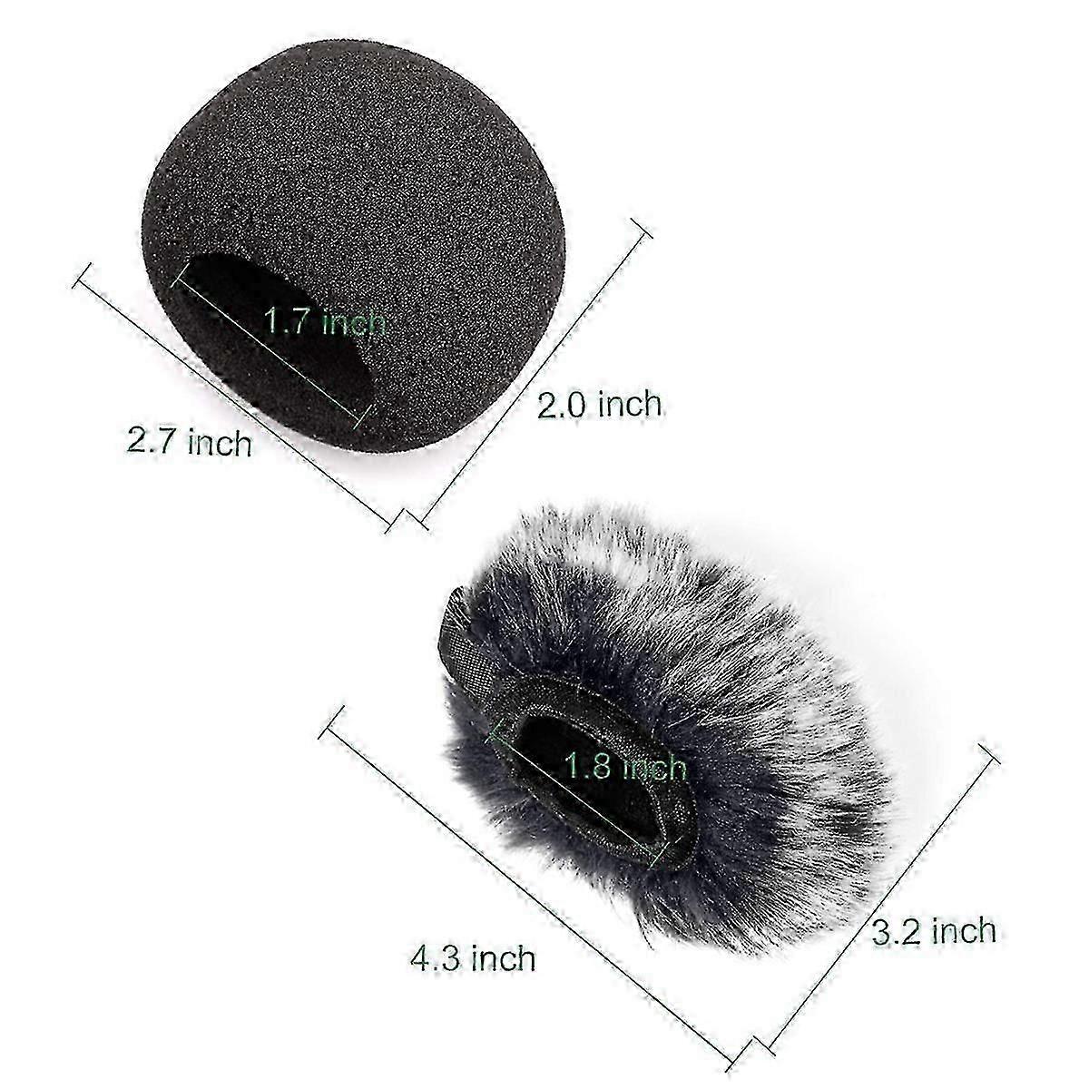 2Pcs Microphone Windscreen, for Zoom H1 H1N Mic 2025