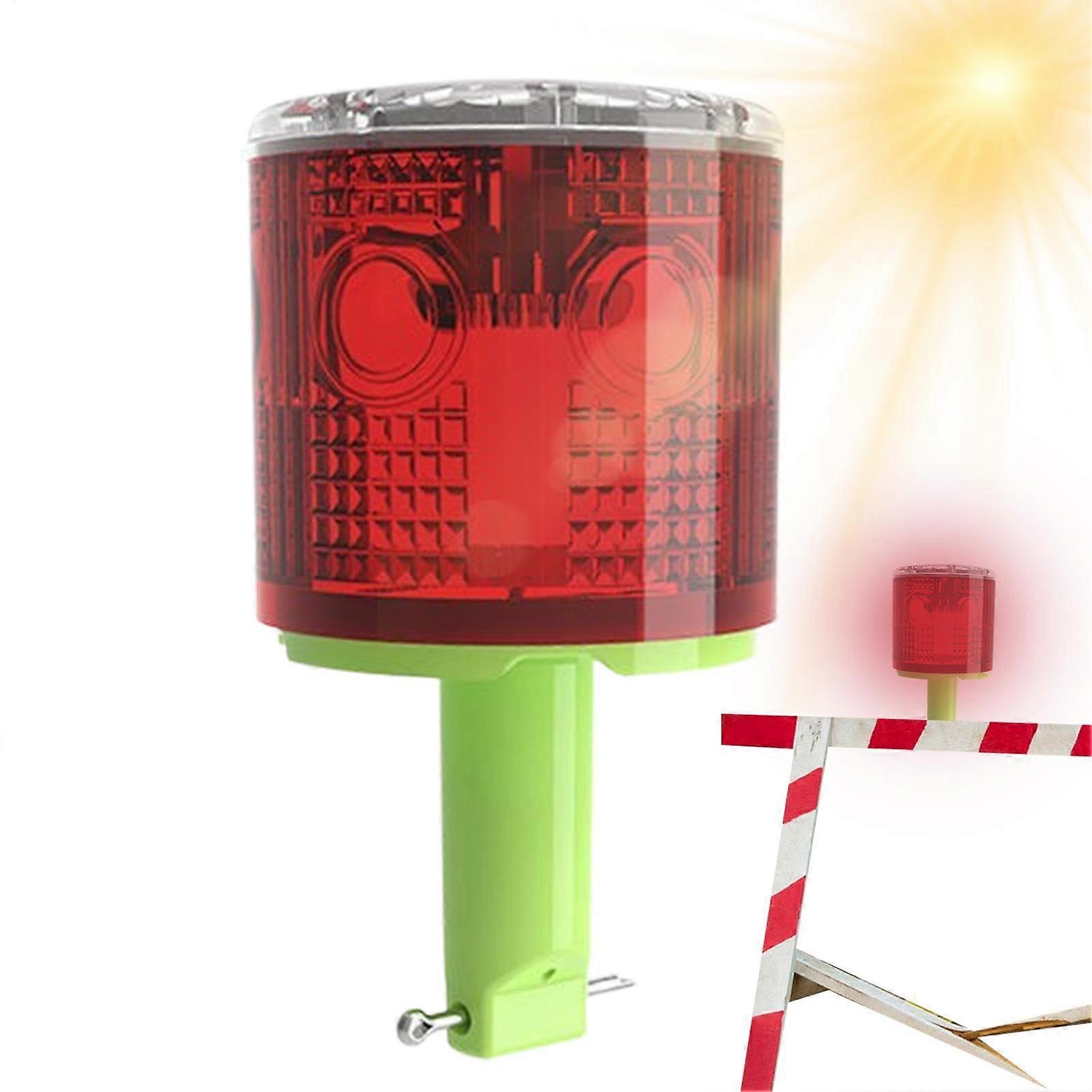 Solar Warning Light 6 LED Visibility Waterproof Marine Strobe Beacon For Traffic Signals And Construction Zones