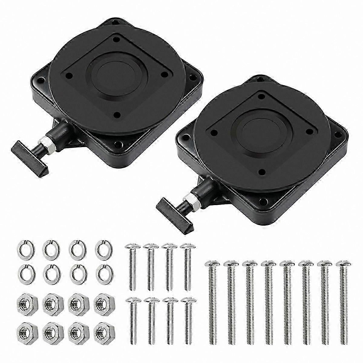 2-Pack Low-Profile Swivel Base for Downrigger Mounting