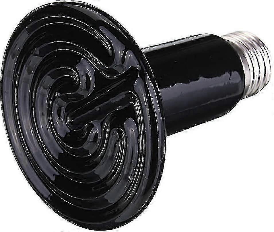 爬虫類用赤外線エミッタ熱球 - 動物用 150w 220v セラミックブラック加熱ランプ