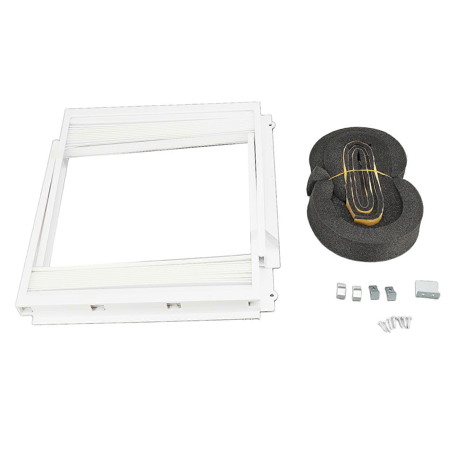 Window Air Conditioner Side Panels with Frame Double Layer Insulation Air Conditioning Louver Baffle Side Panel Kit