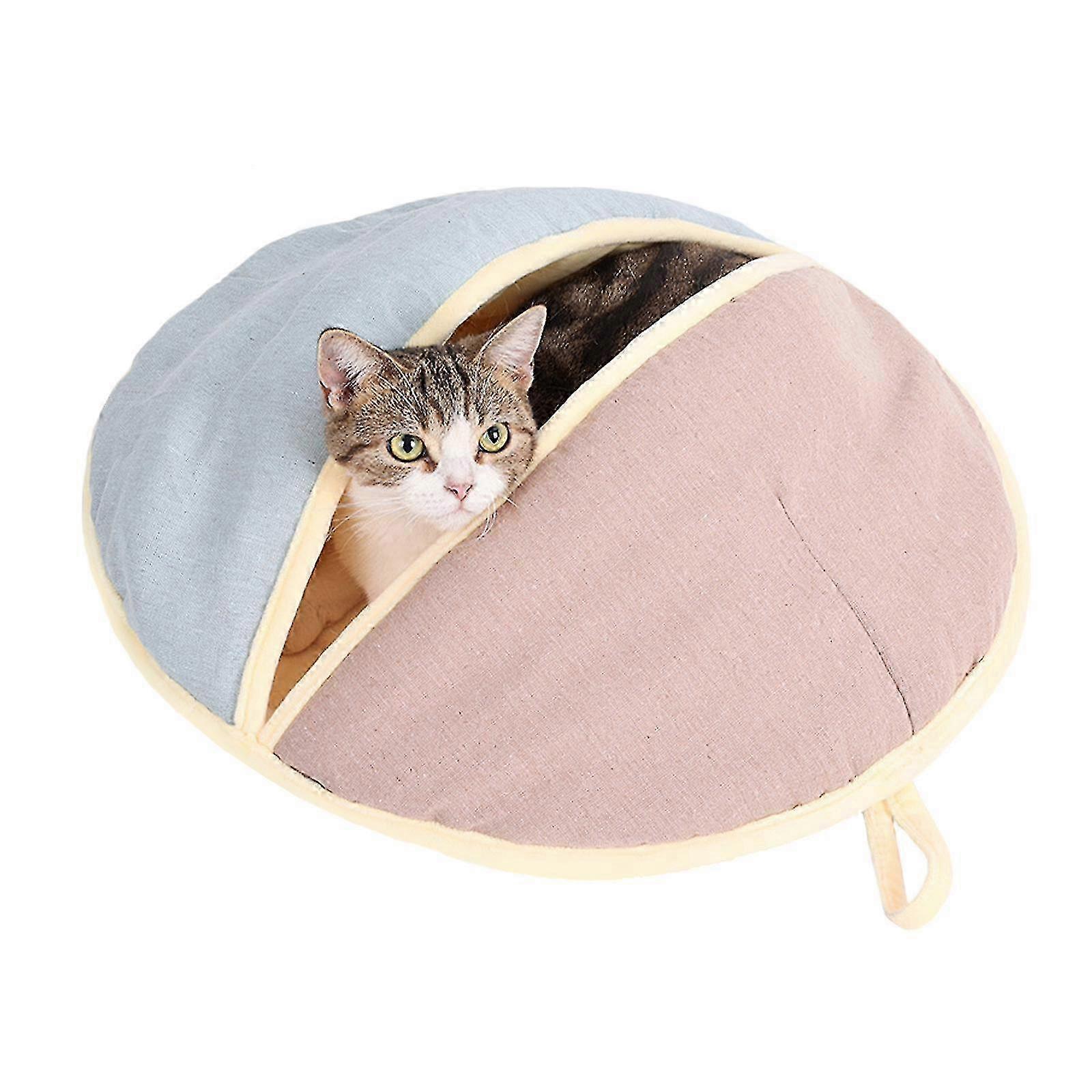 Self Warming Cat Bed, Cozy Cave Bed For Cats And Puppies, Keep Warm...