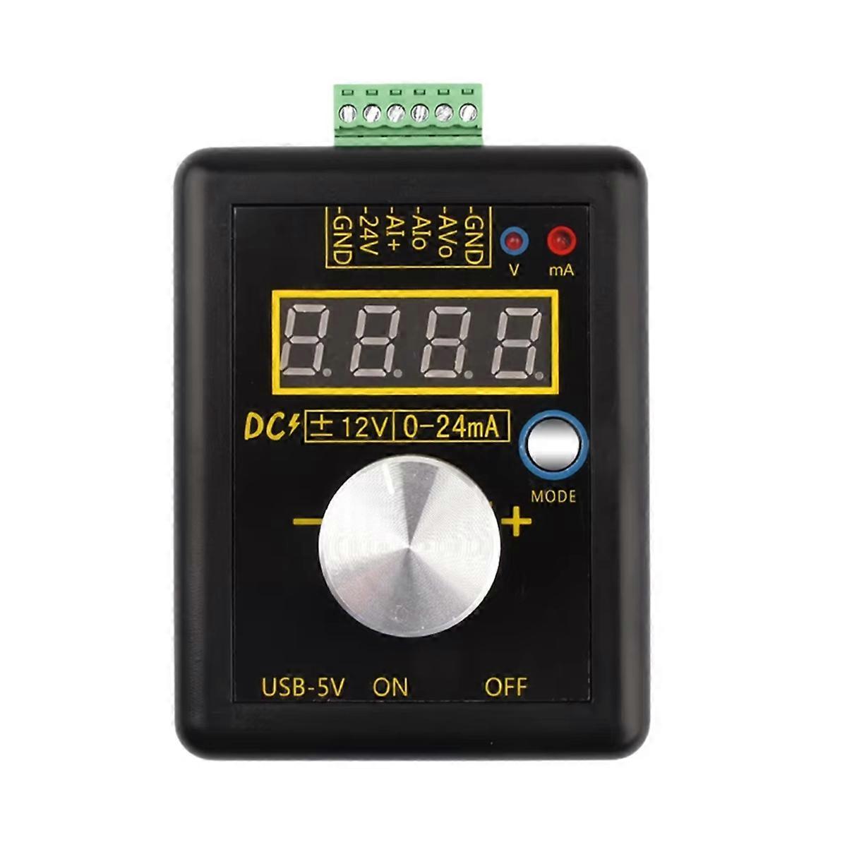 -002 0-24mA 12V Handheld Analog Voltage and Current Signal Generator Calibrator Electronic Measuring Instruments
