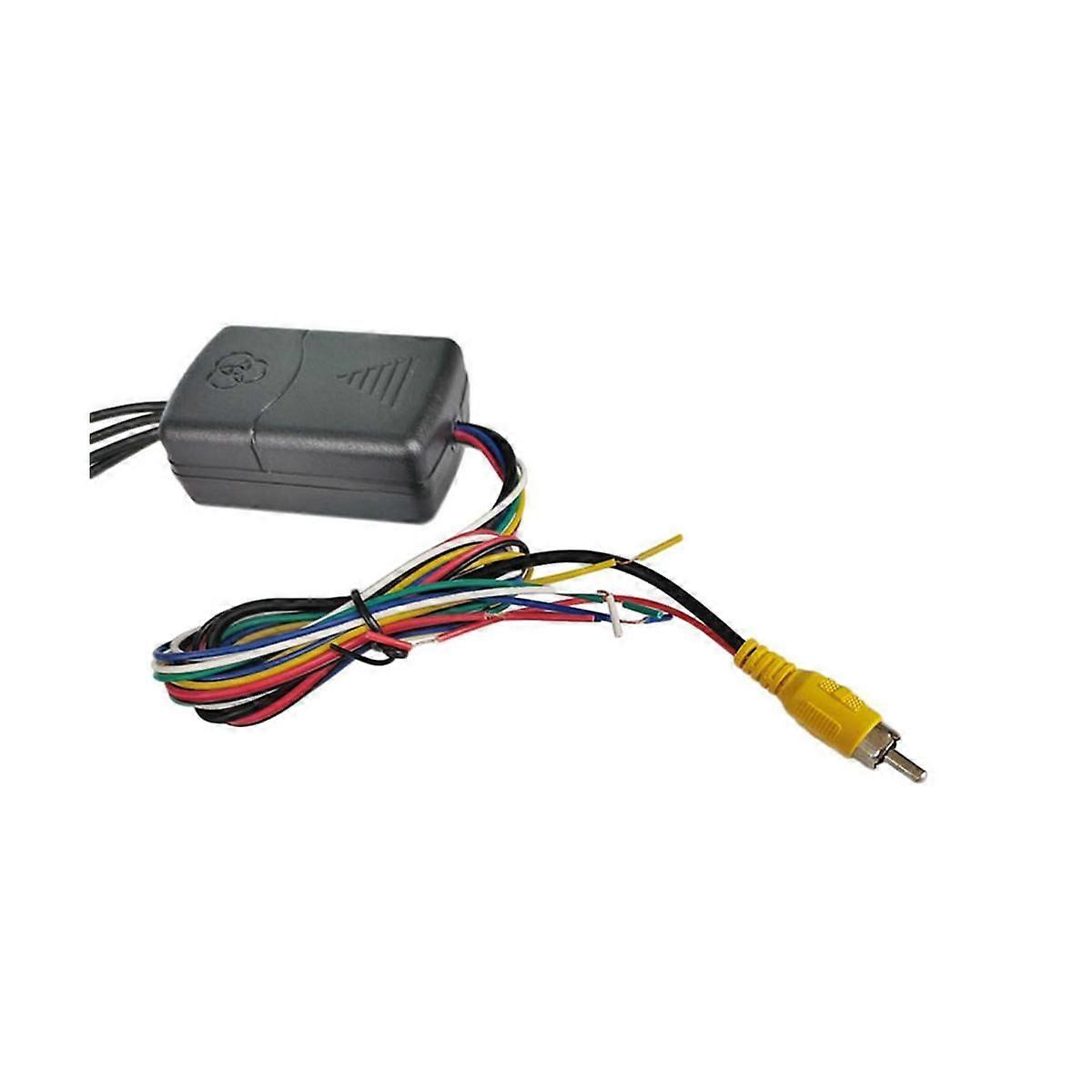 4 Cameras in 1 Video Control Image Combiner Channel Converter Box for Car Driving System Front Rear