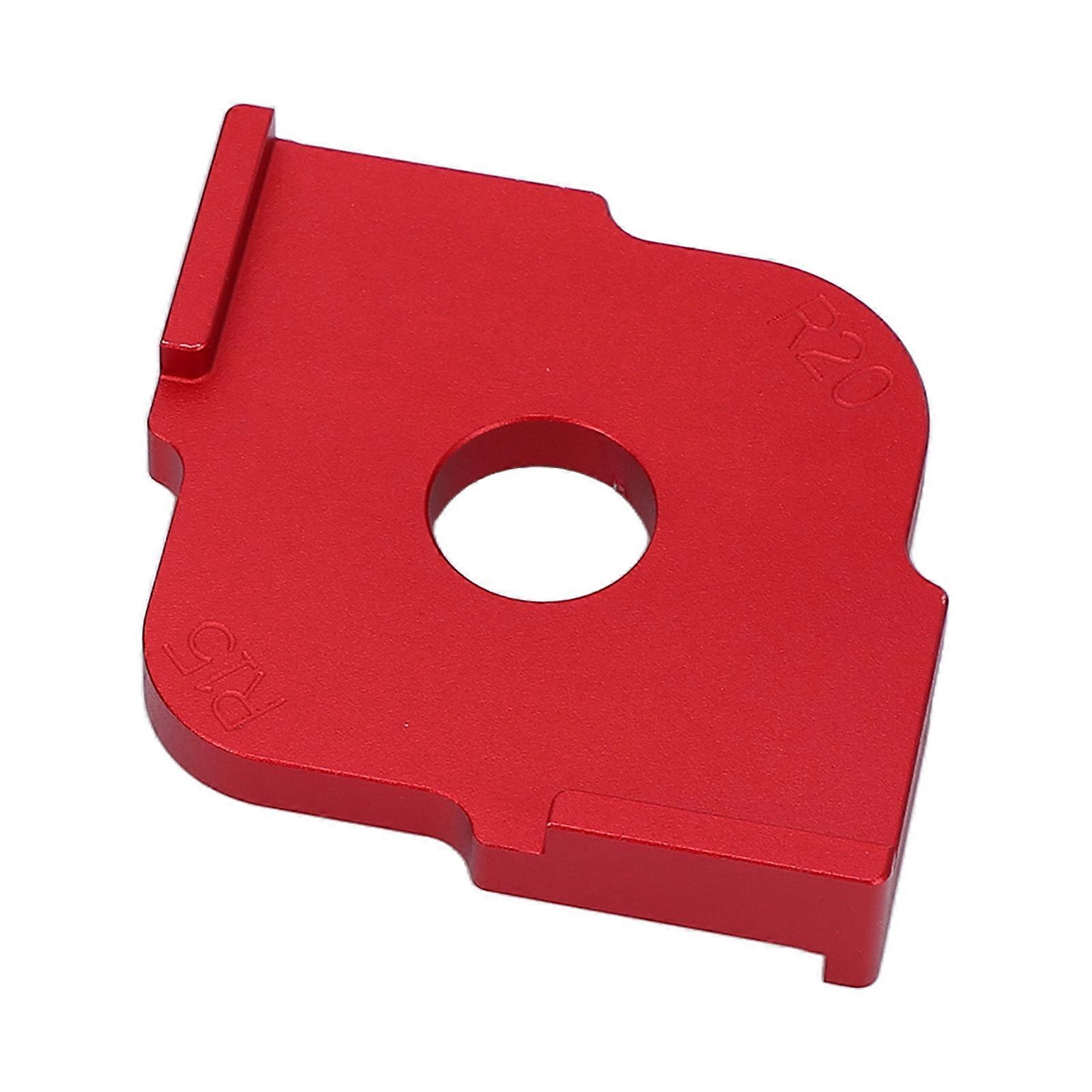 3Pcs Router Radius Jig, Rustproof Aluminum Alloy Portable Corner Radius Jig for Woodworking