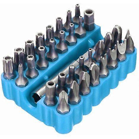 33pcs Hollow Bits Special-Shaped Screwdriver Bits Electric Drill Accessories