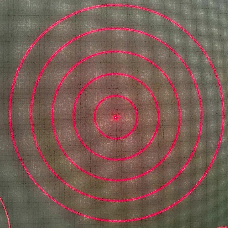 5pcs Laser Optical Diffraction Element DOE 5 Rings Concentric Circles PET Grating Lens