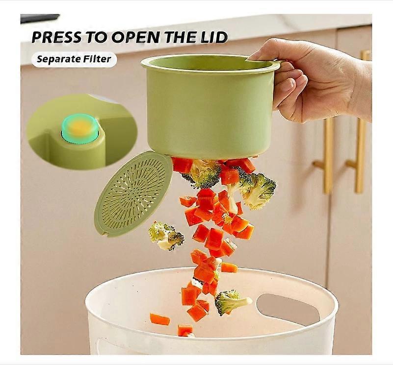Creative Sink Hanging Strainer Basket Openable Bottom Cover Quickly Drain Kitchen Garbage Filter Multifunctional Detachable