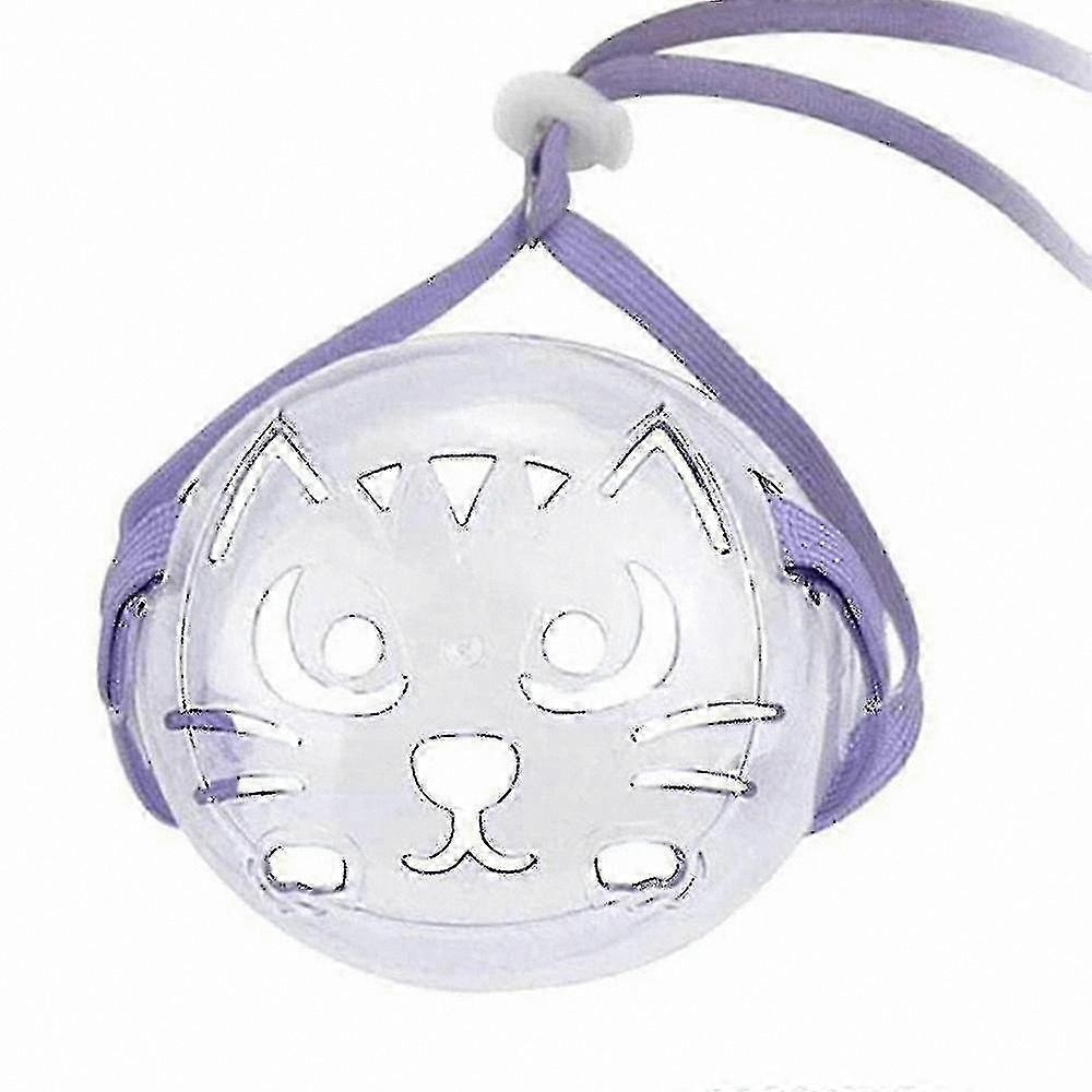 Transparent Breathable Cat Muzzle for Grooming and Handling Protection