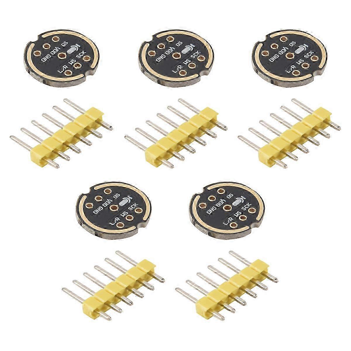 5Pcs INMP441 Omnidirectional Microphone Module MEMS High Precision Low Power I2S Interface Support E----