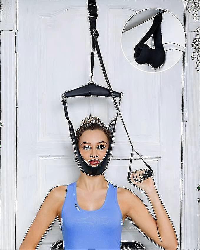 Home Use Cervical Neck Traction for Pain Relief and Stretching JU