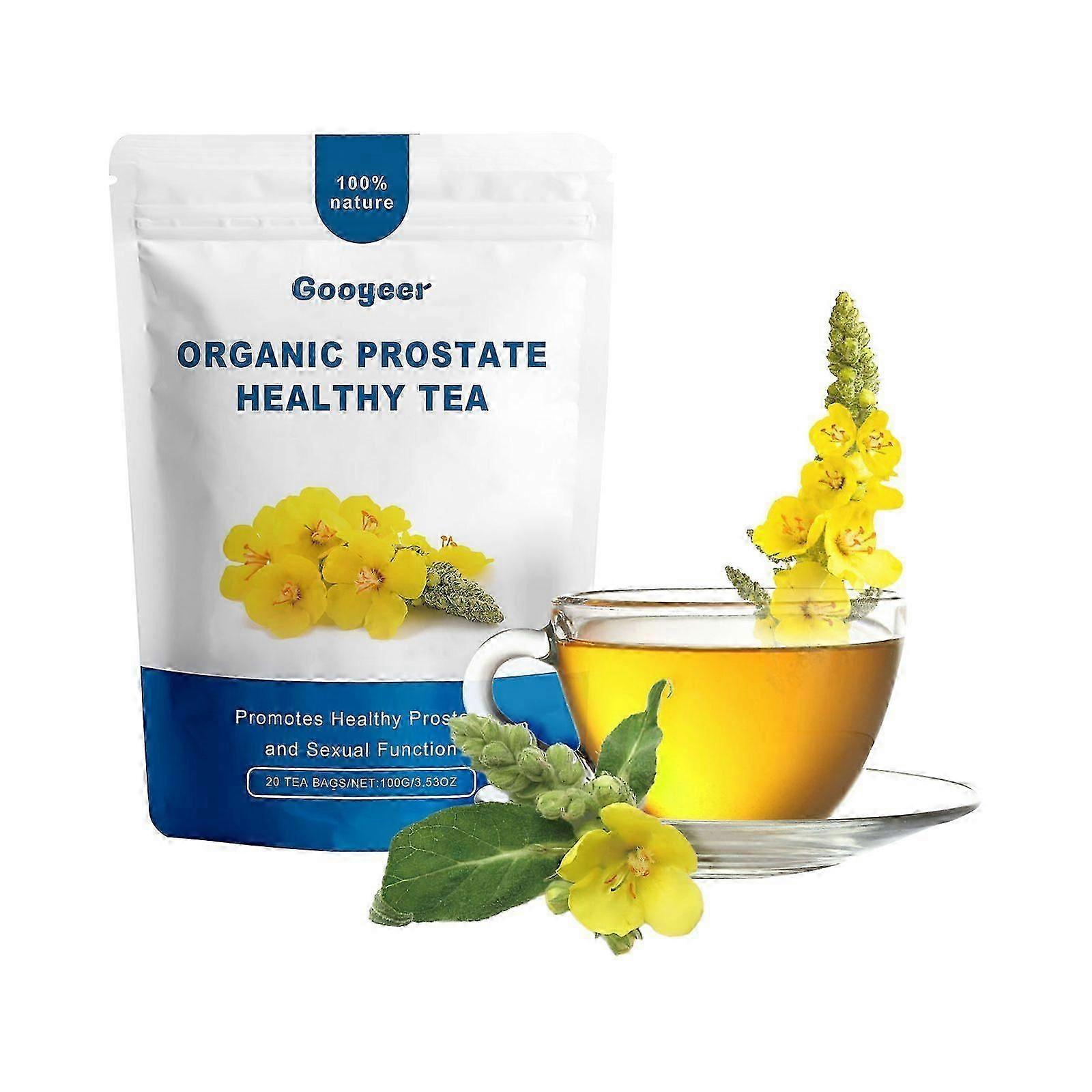 Organic Prostate Health Tea for Men with Natural Herbs Supporting Urinary Comfort and Body Balance