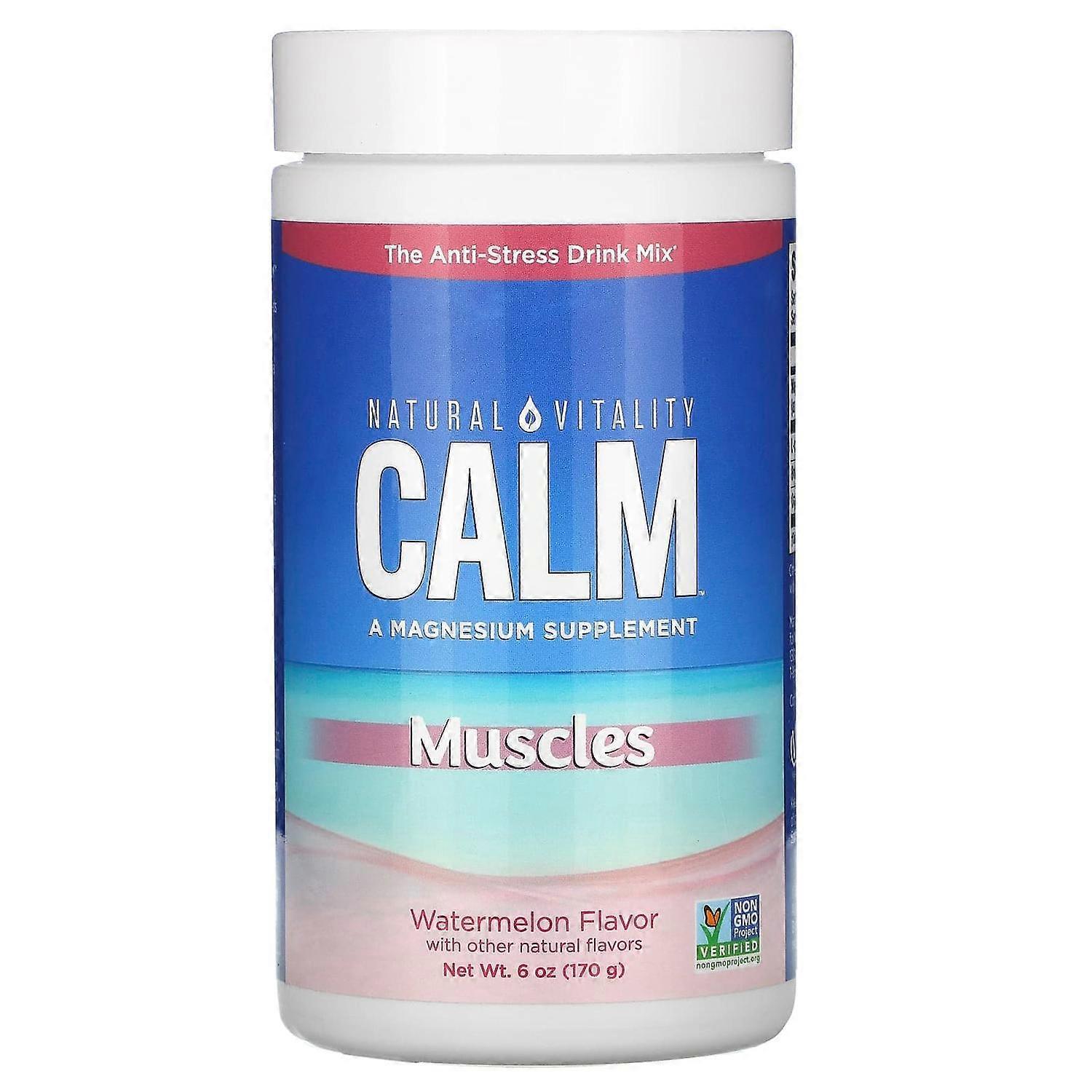 Natural Vitality, CALM, Muscles, Watermelon, 6 oz (170 g)