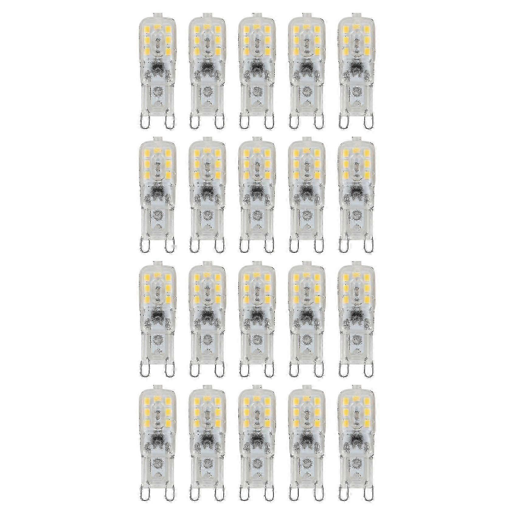 20 X G9 5w Led Dimmable Capsule Bulb Replace Light Lamps Ac220-240v, Warm White-h-XinHan